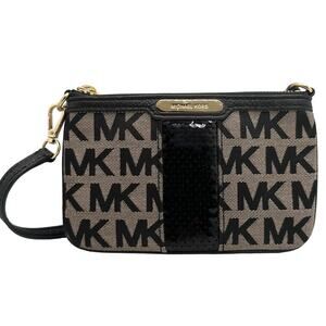 MICHAEL KORS Signature Canvas Wristlet / Mini Purse